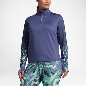 Nike Pro hyperwarm half zip top